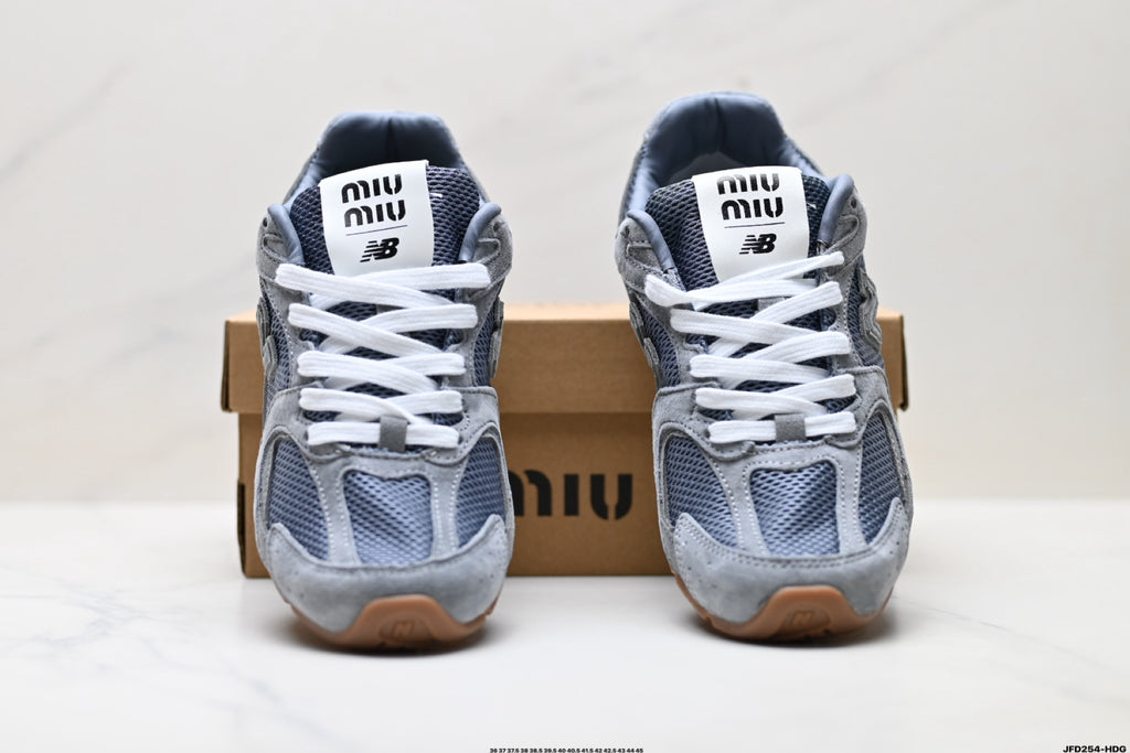 Miu Miu x New Balance 530 SL Retro Sneakers – Grey Gum