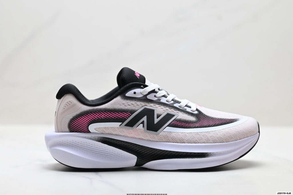 New Balance Ellipse v1 Running Shoes – White Pink Black