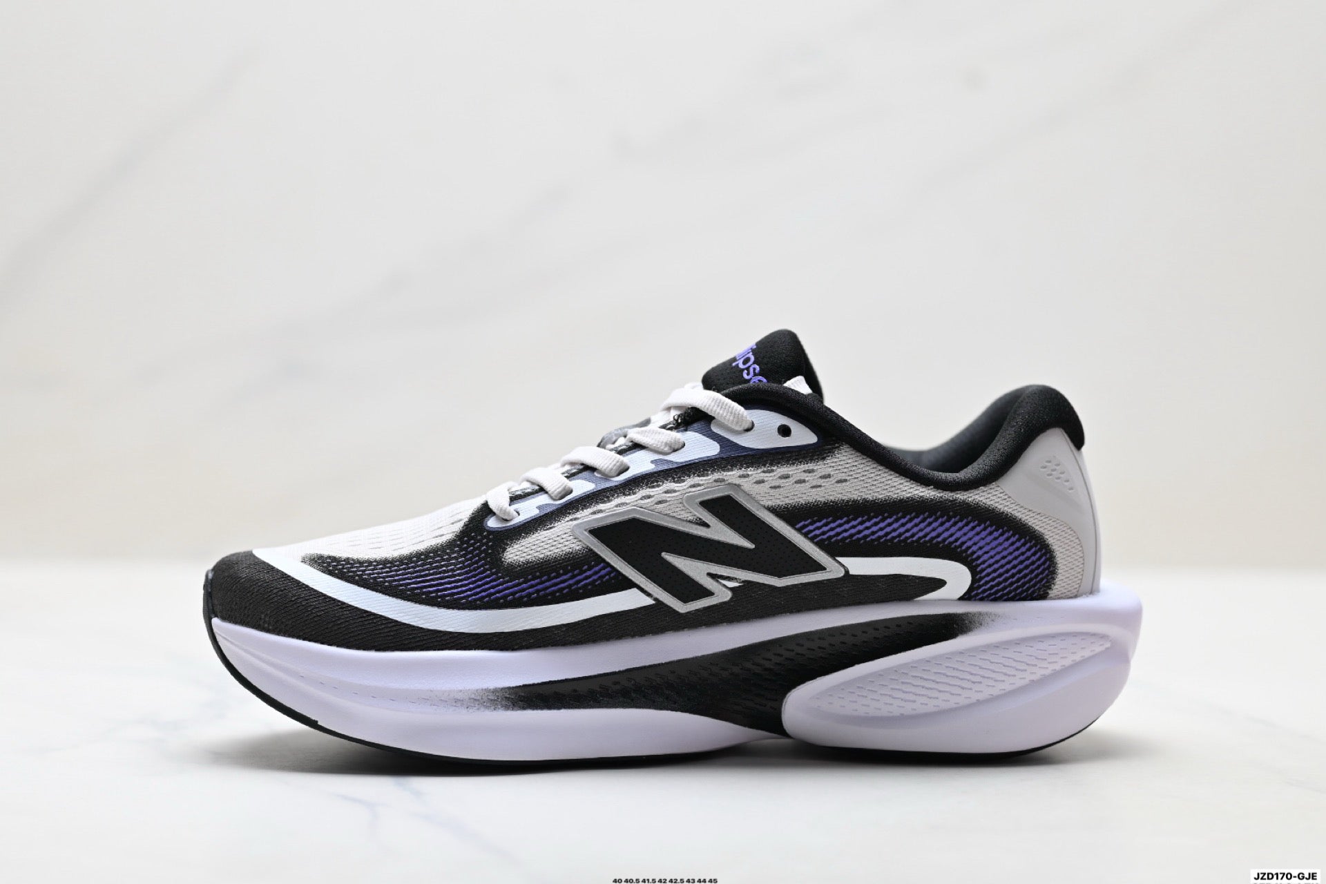 New Balance Ellipse v1 Running Shoes – Black White Purple
