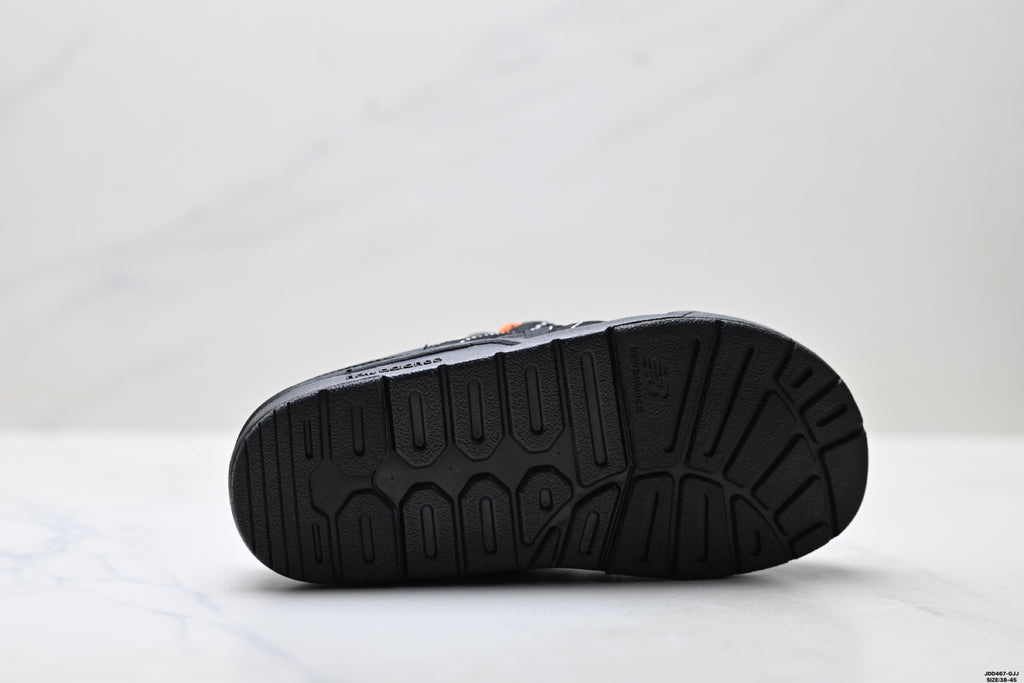 New Balance Outdoor Mule Clogs – Black Beige Orange
