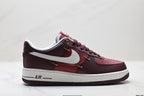 Nike Air Force 1 ’07 Burgundy Sneakers