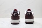 Nike Air Force 1 ’07 Burgundy Sneakers