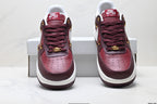 Nike Air Force 1 ’07 Burgundy Sneakers