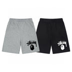 Stüssy x BAPE Classic Ape Head Graphic Shorts