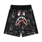 BAPE Shark Space Camo Sweat Shorts – Black
