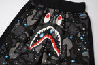 BAPE Shark Space Camo Sweat Shorts – Black