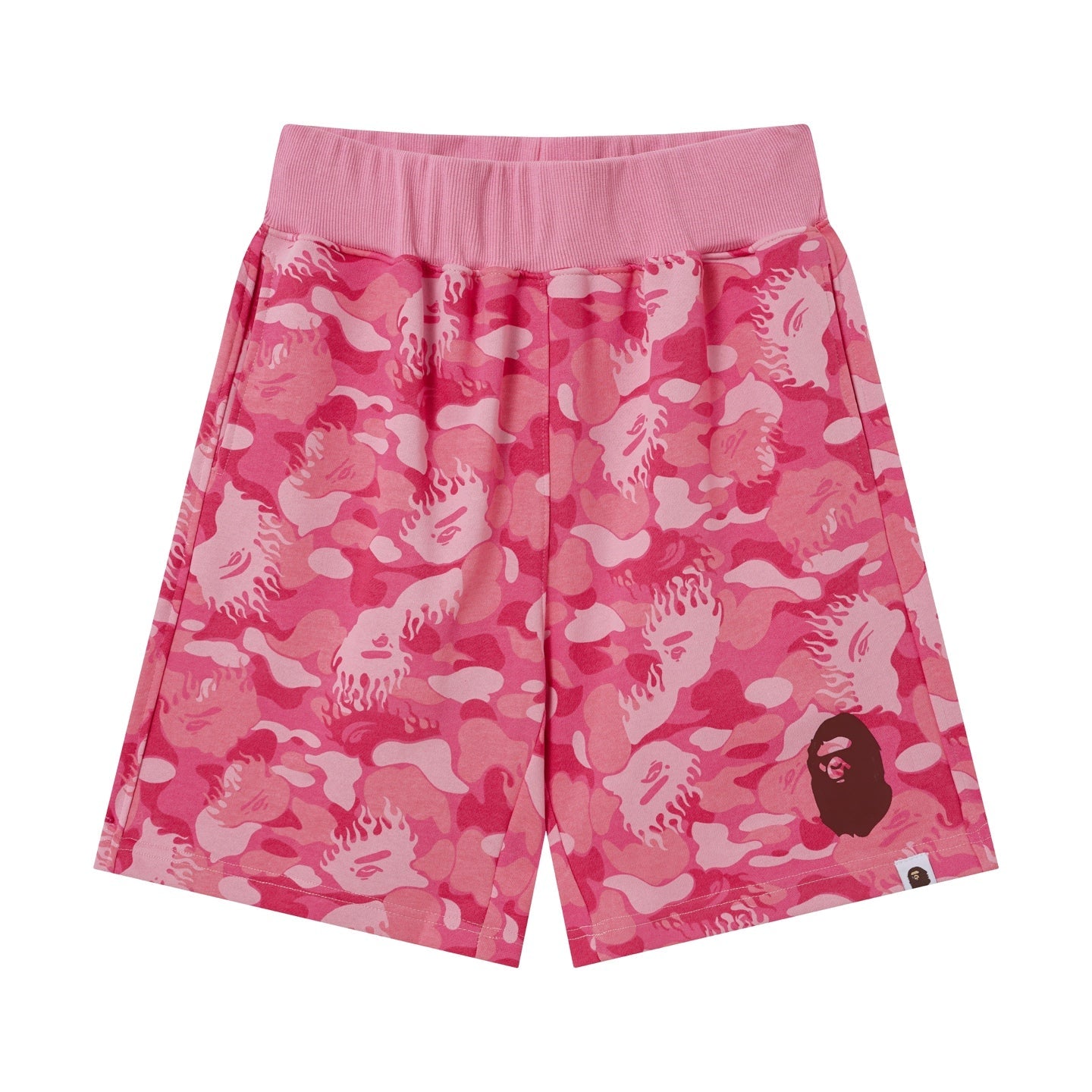 BAPE Camo Sweat Shorts – Blue & Pink