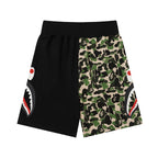 BAPE Shark Split Camo Sweat Shorts