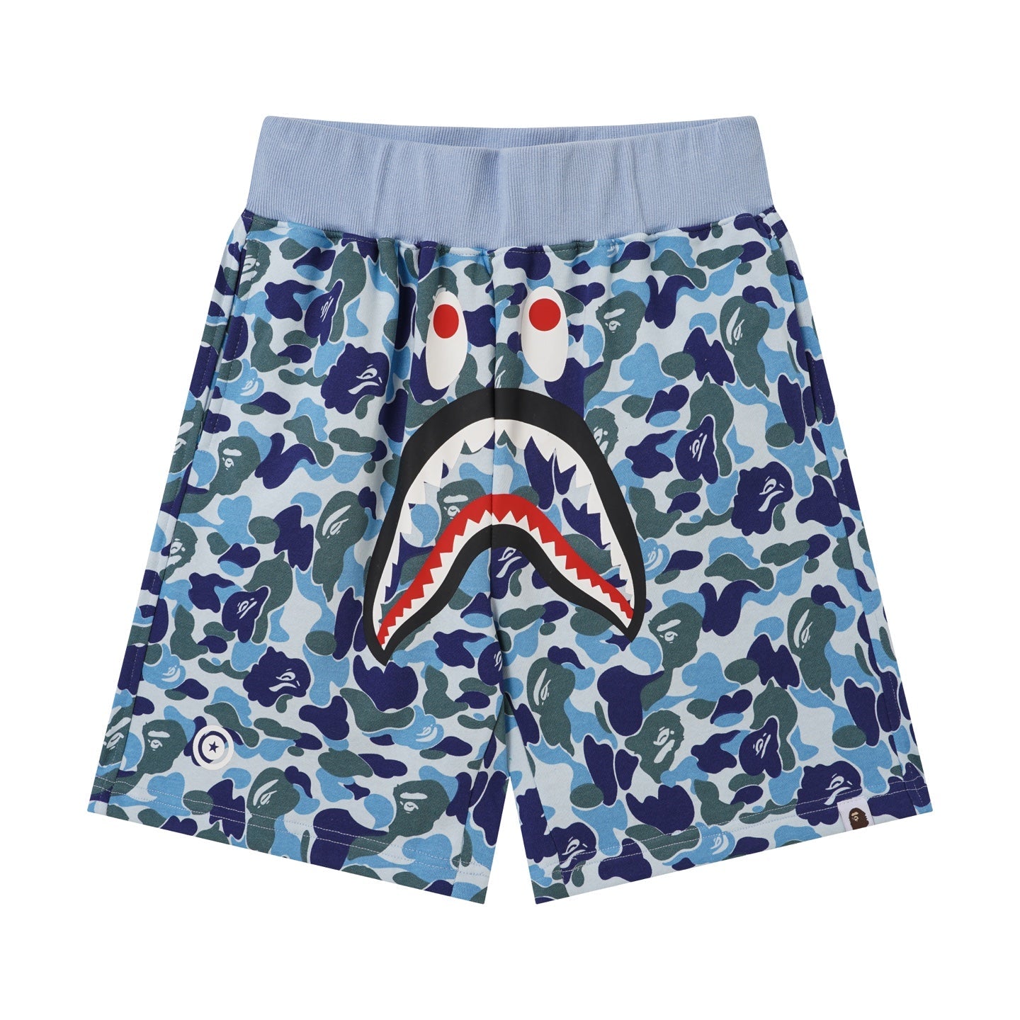 BAPE 1st Camo Shark Sweat Shorts