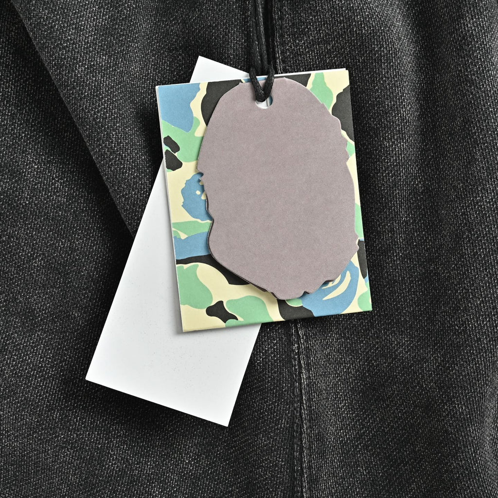 BAPE Washed Ape Embroidery Heavyweight Sweat Shorts