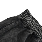BAPE Washed Ape Embroidery Heavyweight Sweat Shorts