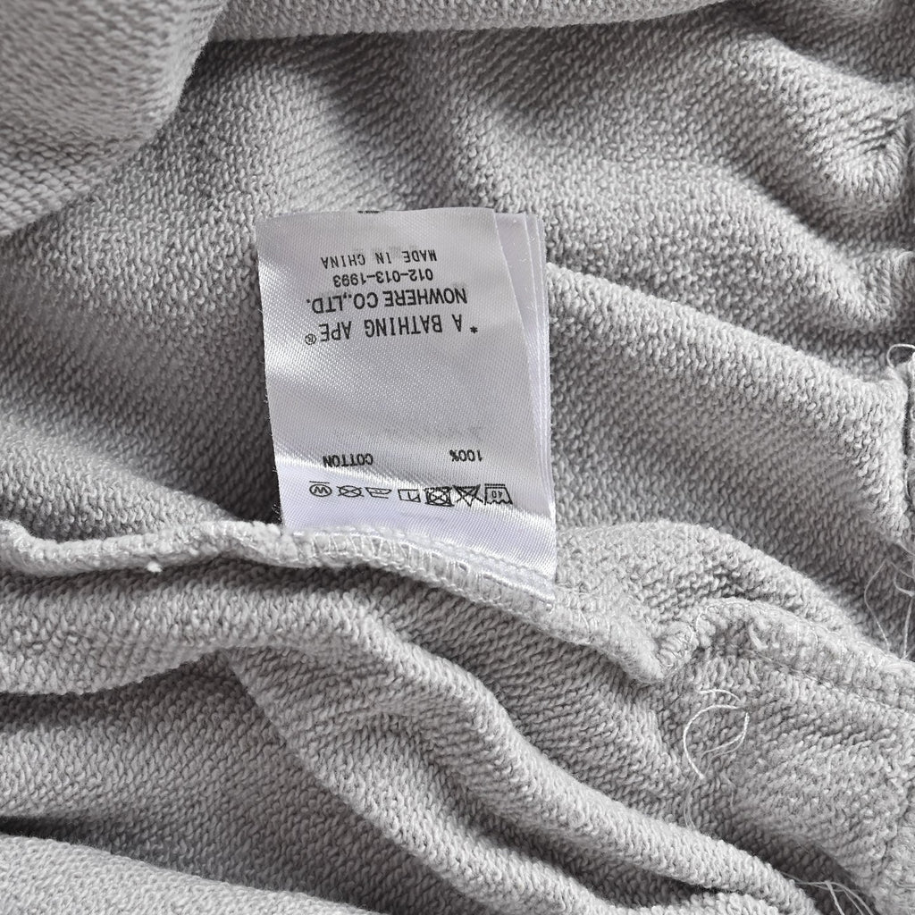 BAPE Washed Heavyweight Sweat Shorts – Light Grey