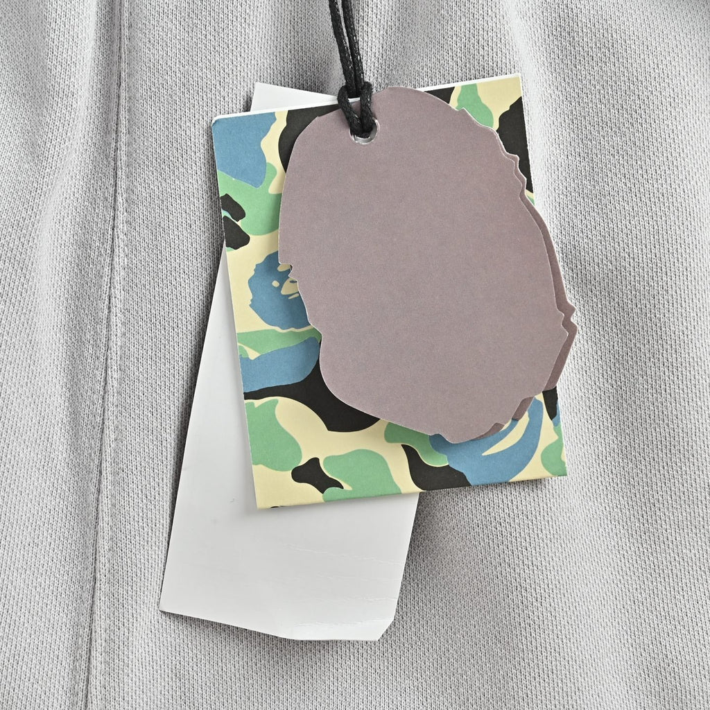 BAPE Washed Heavyweight Sweat Shorts – Light Grey