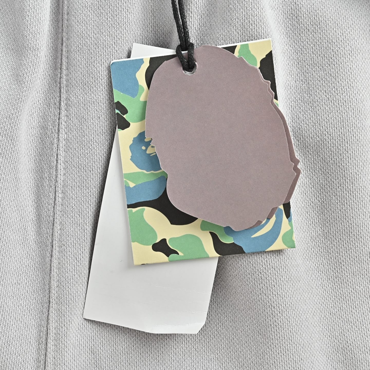 BAPE Washed Heavyweight Sweat Shorts – Light Grey