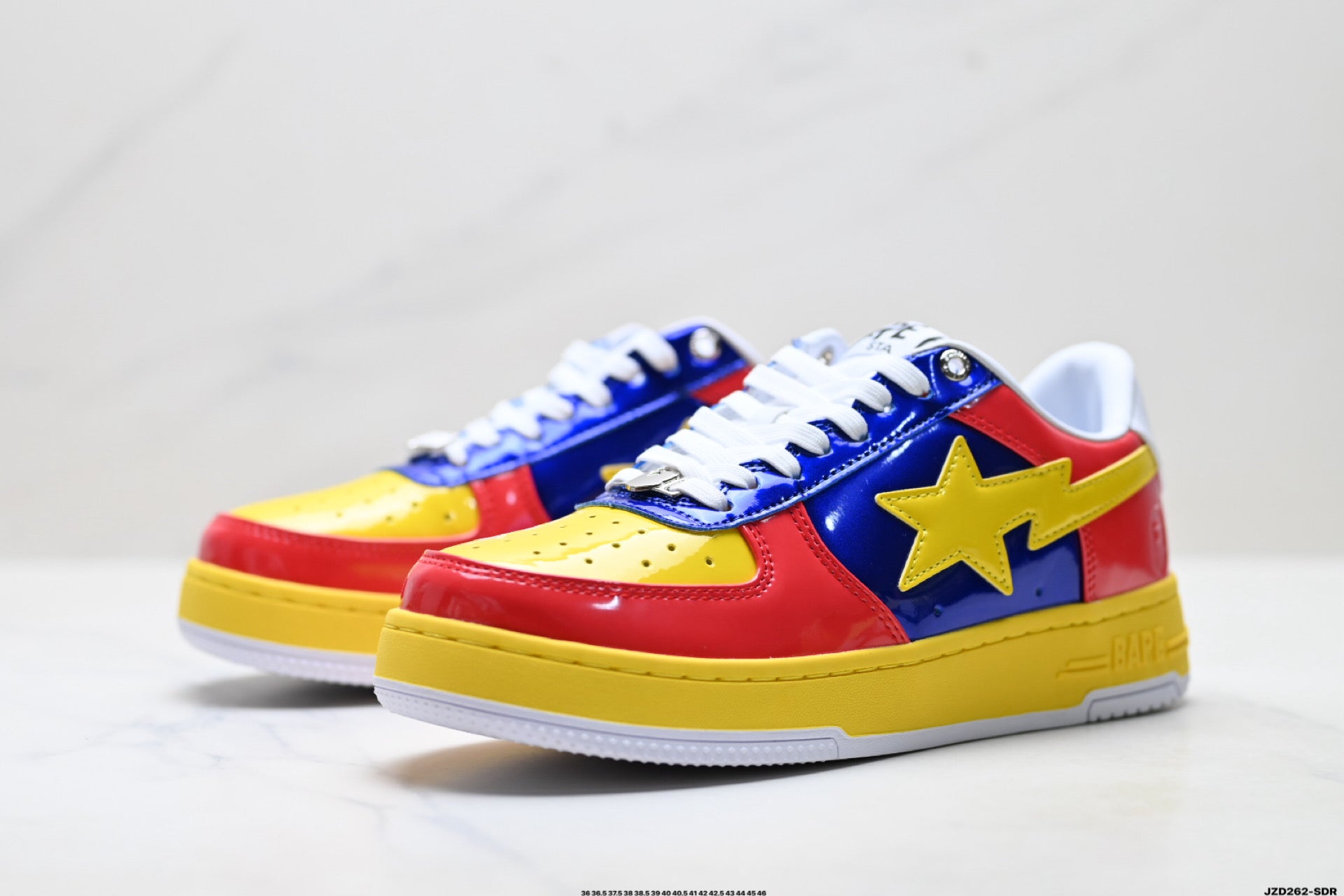 A BATHING APE BAPE STA “Pastel Color” Low-Top Sneakers – Multi Color