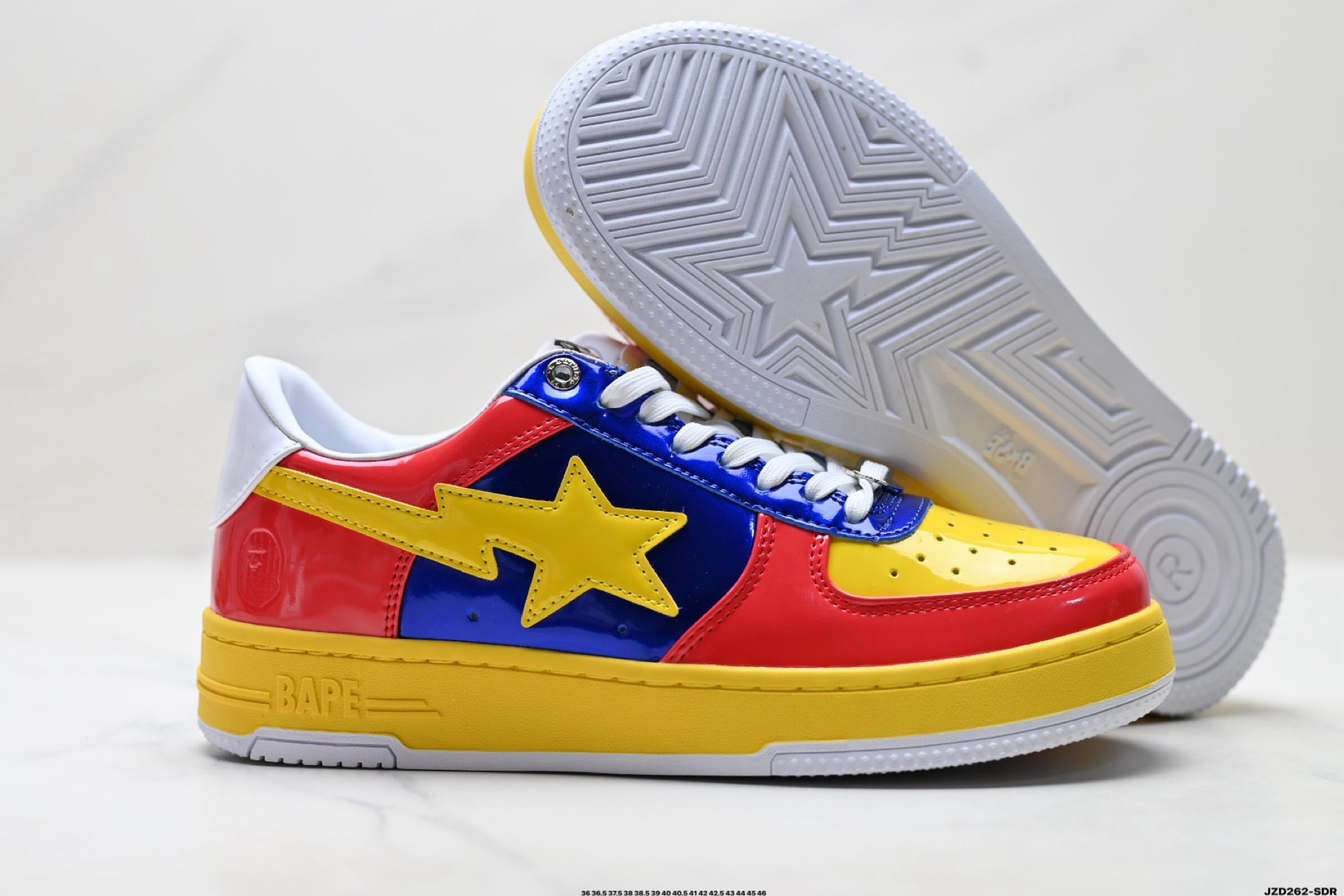 A BATHING APE BAPE STA “Pastel Color” Low-Top Sneakers – Multi Color
