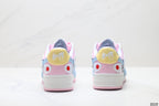 BAPE-Inspired Low-Top Streetwear Sneakers – Pastel Multi Color