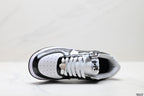 BAPE-Inspired Low-Top Streetwear Sneakers – Black / White