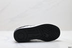 BAPE-Inspired Low-Top Streetwear Sneakers – Black / White