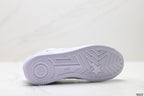 BAPE-Inspired Low-Top Streetwear Sneakers – Triple White