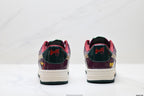 BAPE STA Low-Top Sneakers – Burgundy/Green