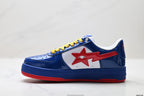 BAPE SK8 STA Low Sneakers – Blue/Red
