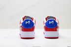 BAPE STA Low-Top Sneakers – Red/Blue