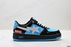 BAPE STA Low-Top Sneakers – Black/Blue