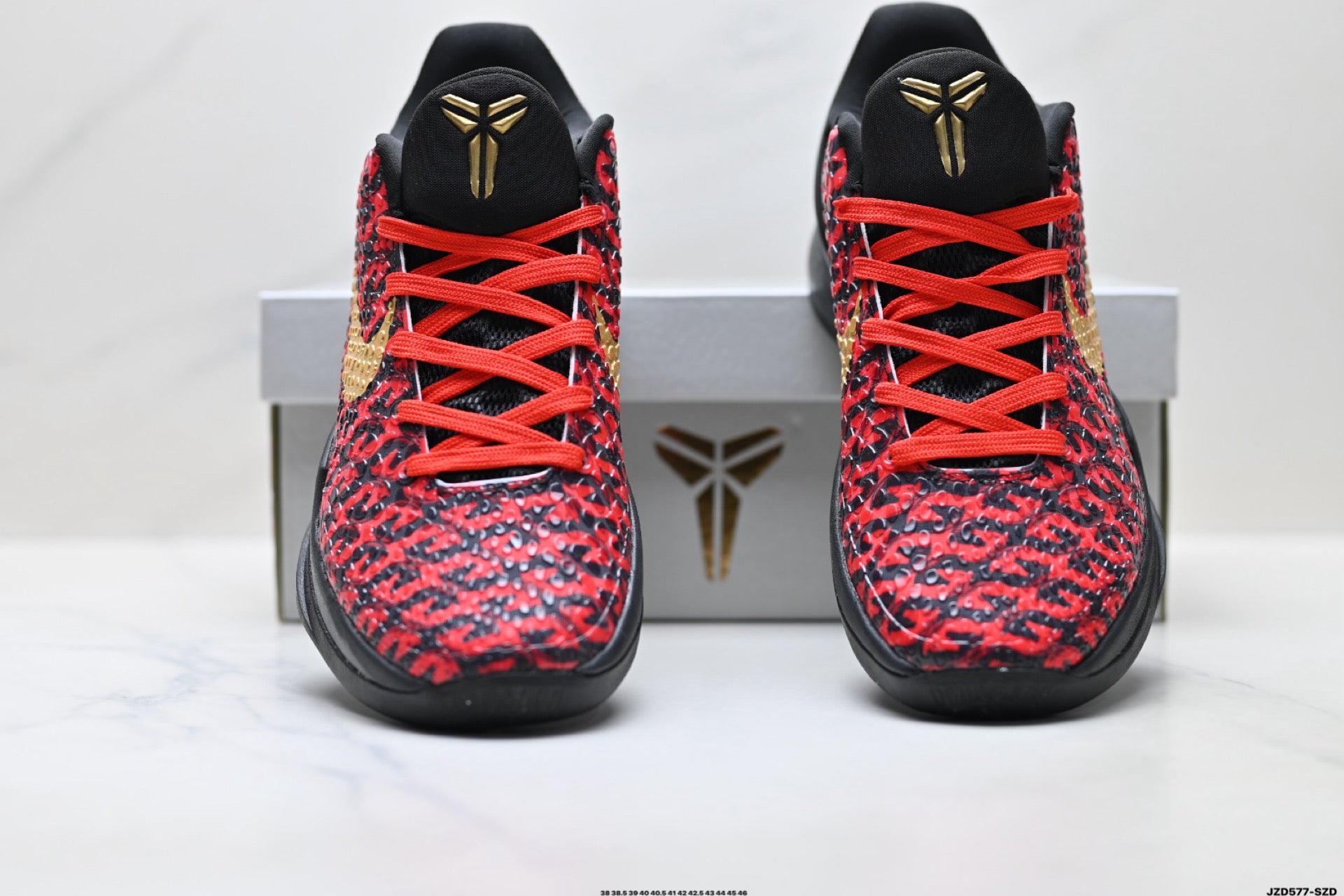 Nike Kobe 6 Protro Low-Top Basketball Shoes – Red Black Gold