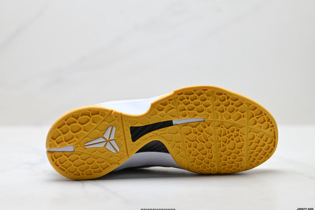 Nike Kobe 6 Protro Low-Top Basketball Shoes – White Gold