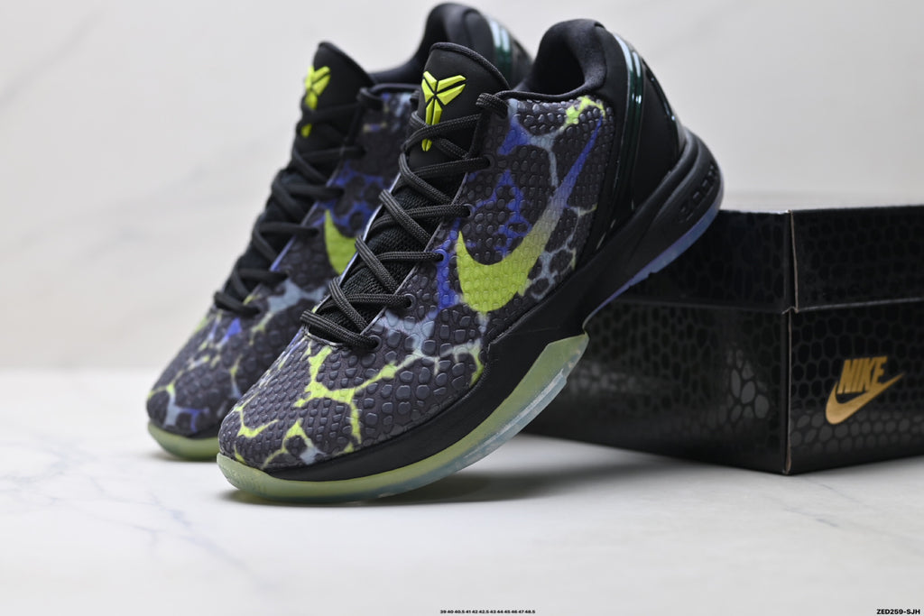 Nike Kobe 6 Protro Low-Top Basketball Shoes – Black Volt
