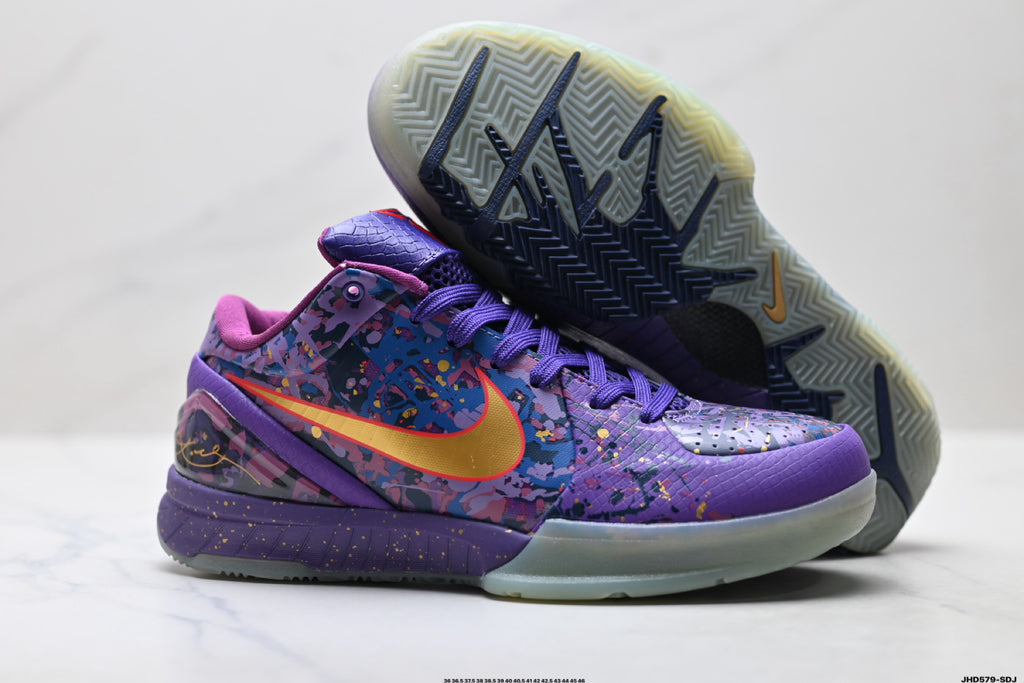 Nike Kobe 6 Protro Low-Top Basketball Shoes – Purple Gold