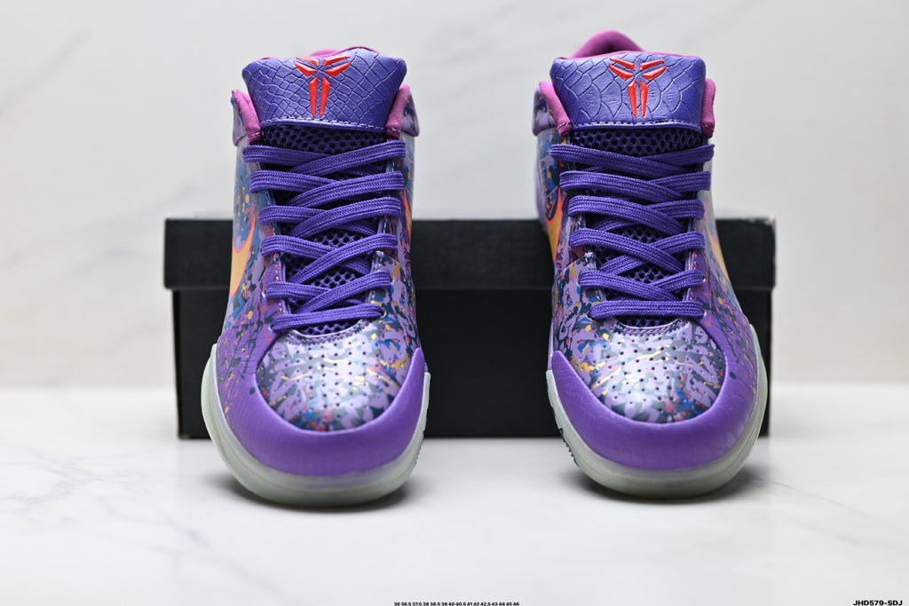 Nike Kobe 6 Protro Low-Top Basketball Shoes – Purple Gold