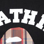 Bape Black And Brown Plaid Small Logo Short Sleeve T-Shirt - image 5