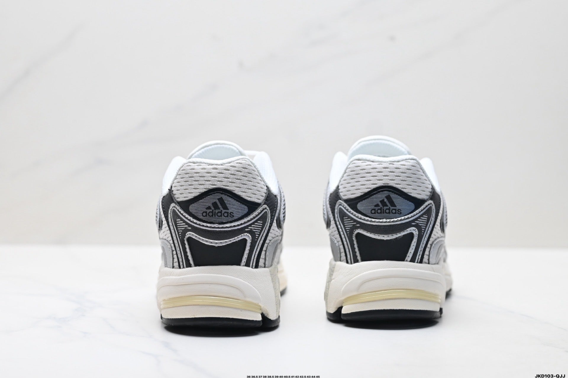 Adidas K81801550 Unisex Running Shoes #12 - White/Black - image 8