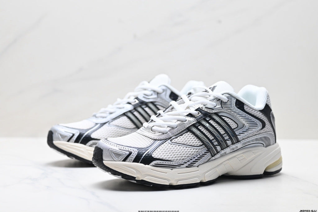Adidas K81801550 Unisex Running Shoes #12 - White/Black - image 10