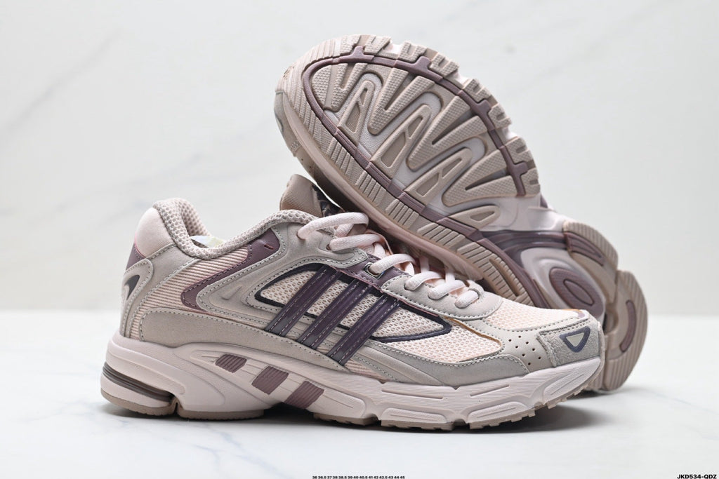 Adidas K81801550 Unisex Running Shoes #11 - Pink/Beige - image 29