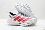 Adidas K81801650 Men's Running Shoes #4 - White/Red - image 4