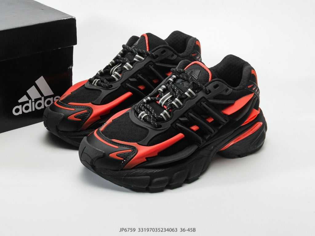Adidas KK01650 Unisex Dad Sneakers - Black/Red - image 25