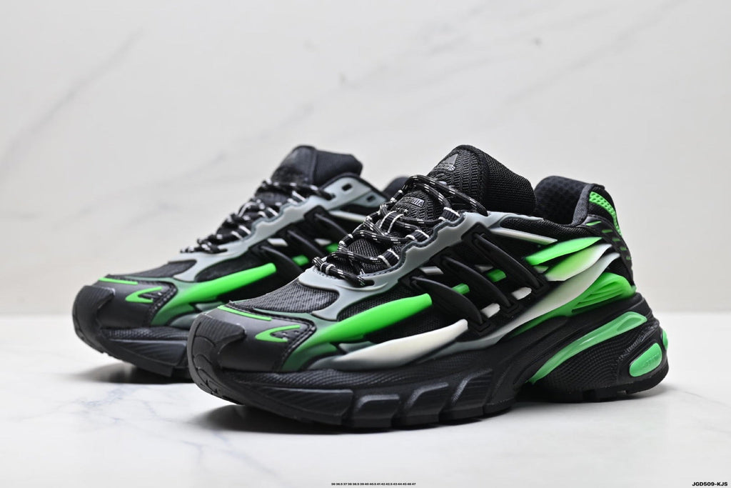 Adidas K81801750 Unisex Dad Sneakers - Black/Green - image 5