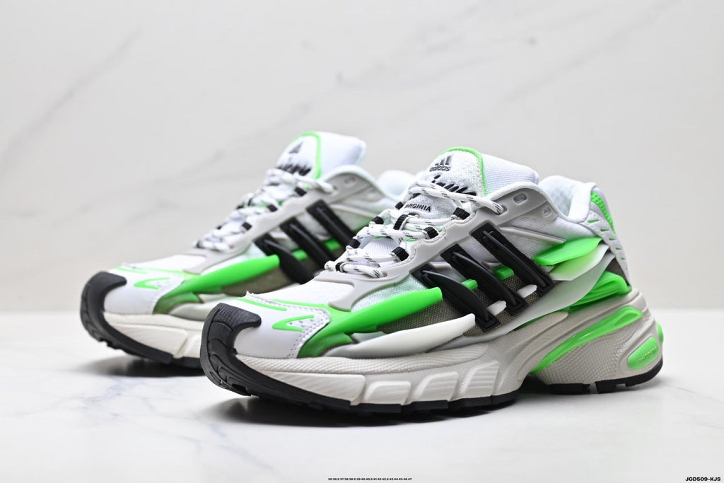 Adidas K81801750 Unisex Dad Sneakers - White/Green - image 10