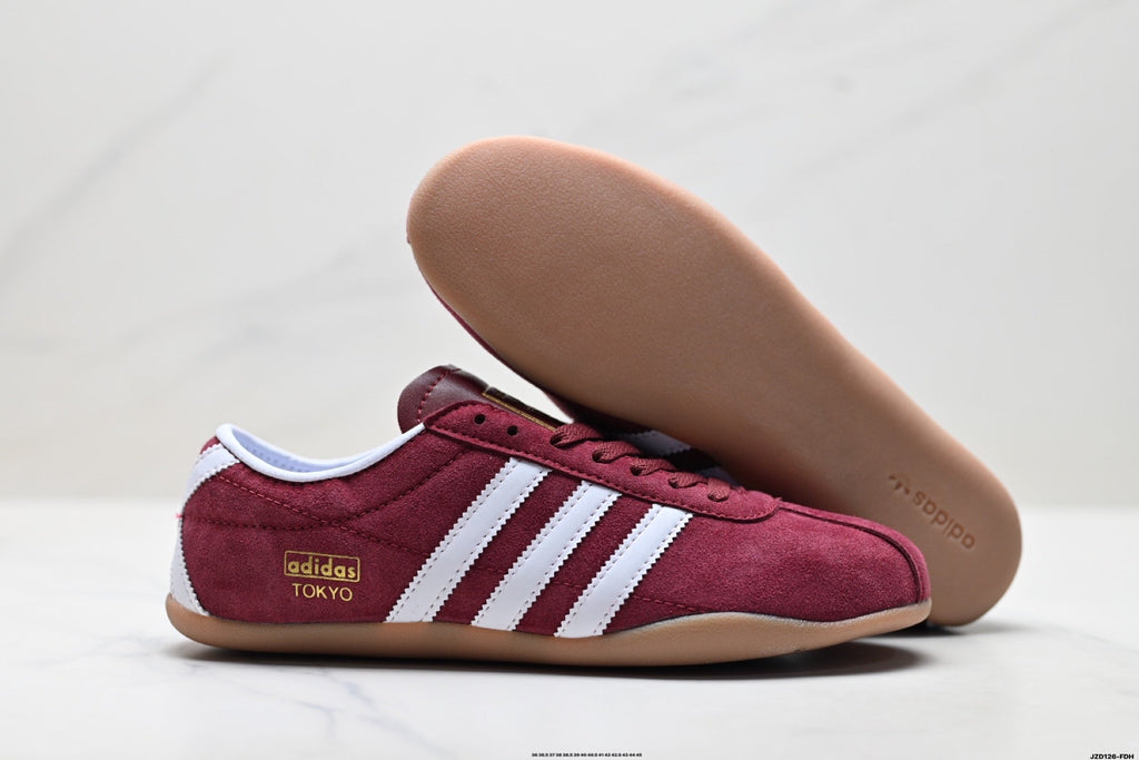 Adidas K81801450 Unisex Casual Sneakers #4 - Burgundy - image 4