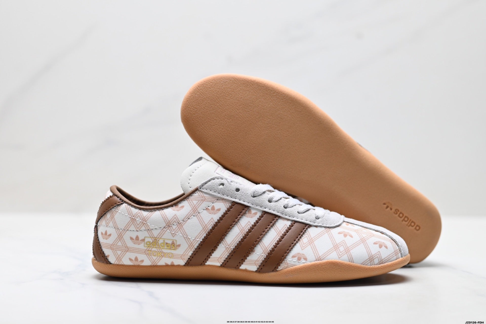 Adidas K81801450 Unisex Casual Sneakers #4 - White/Pink - image 9