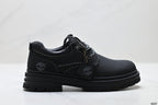 Timberland Black Premium Leather Oxford - right-facing side profile main image