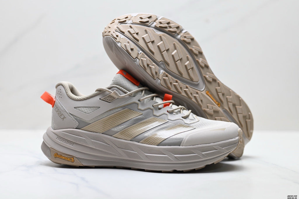 Adidas K81801550 Unisex Running Shoes #8 - Grey/Orange - image 9