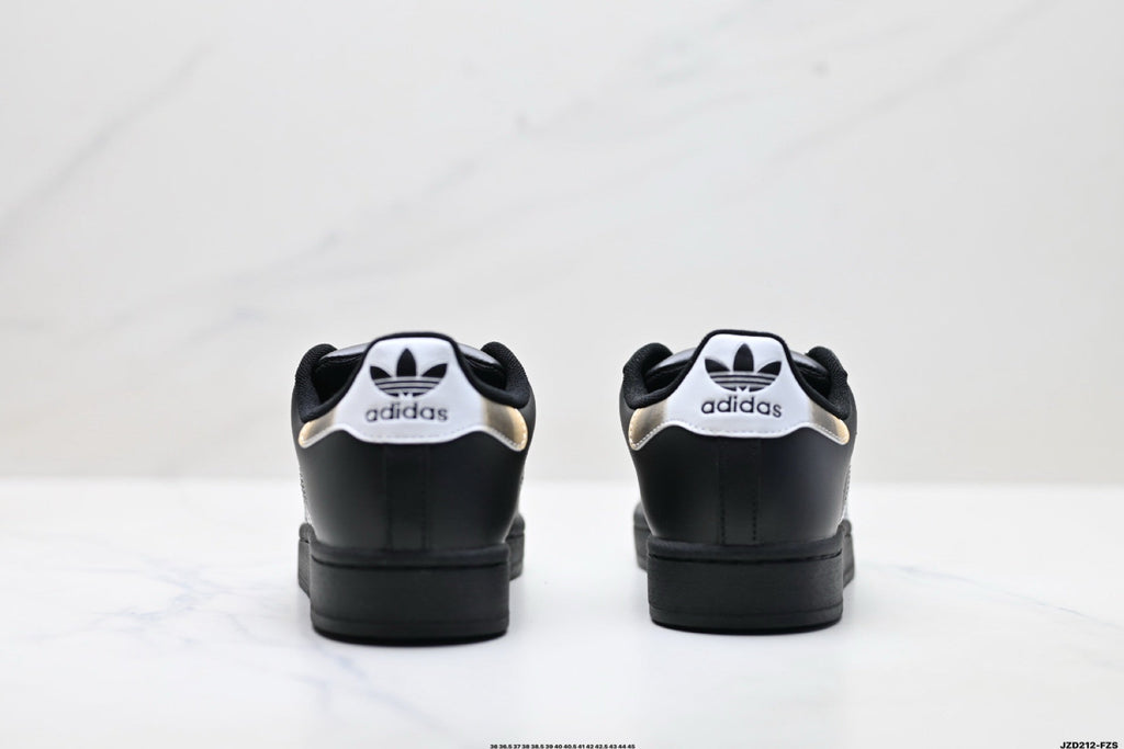 Adidas K81801450 Unisex Shell-Toe Sneakers - Black/White - image 3