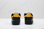 Adidas K81801450 Unisex Shell-Toe Sneakers - Black/Yellow - image 8