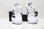 Adidas K81801650 Unisex Running Shoes #5 - White/Black - image 2