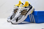 Adidas K81801550 Men's Running Shoes #6 - White/Black/Yellow