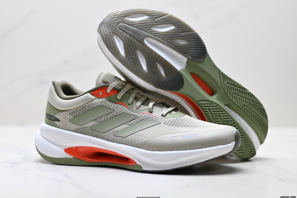 Adidas K81801750 Men's Running Shoes #2 - White/Grey - image 4